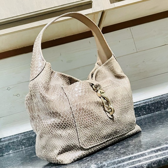 Dooney & Bourke Snakeskin Lock Sac - Picture 2 of 12